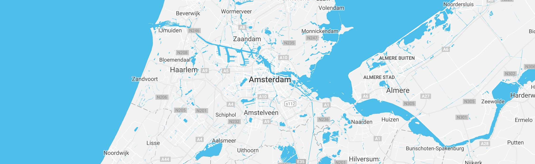 Amsterdam on Google Maps