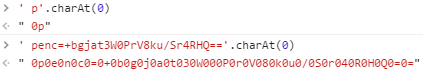The `charAt` method on the search page (fails)